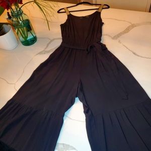 MSK Extreme Flare Black Jumpsuit